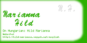 marianna hild business card